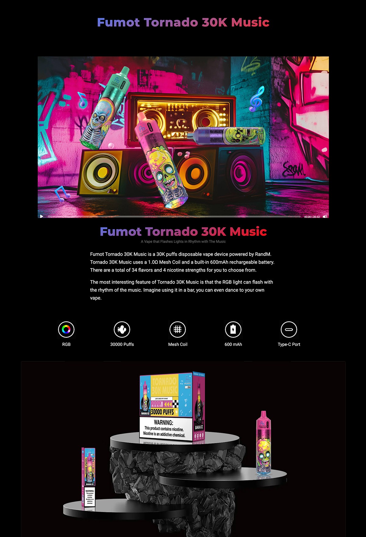 fumot tornado 30000 vape