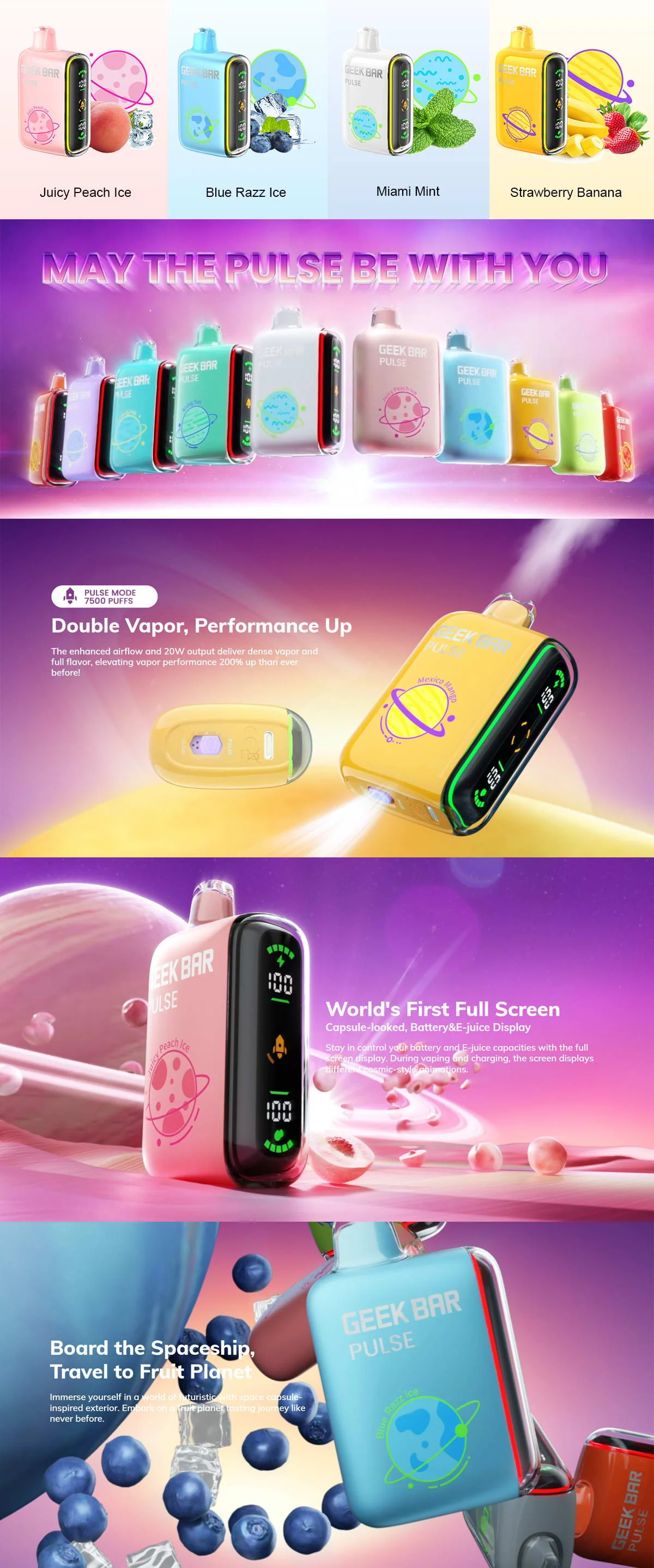Geek Bar Pulse 15000 Disposable Vape