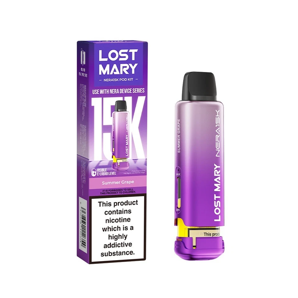 lost mary nera 30k refill pods summer grape lost mary nera 30k refill pods summer grape