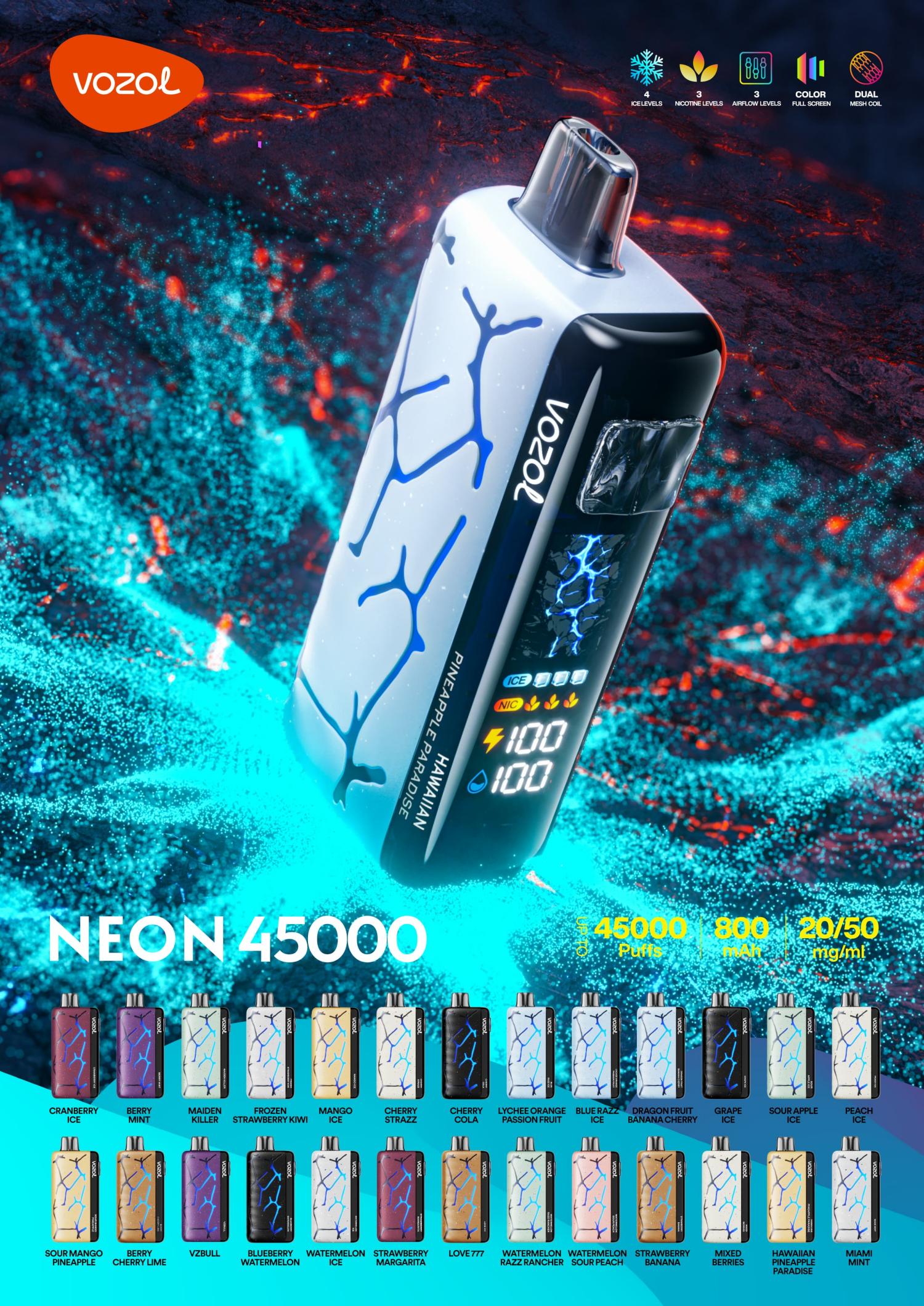vozol neon 45k vape