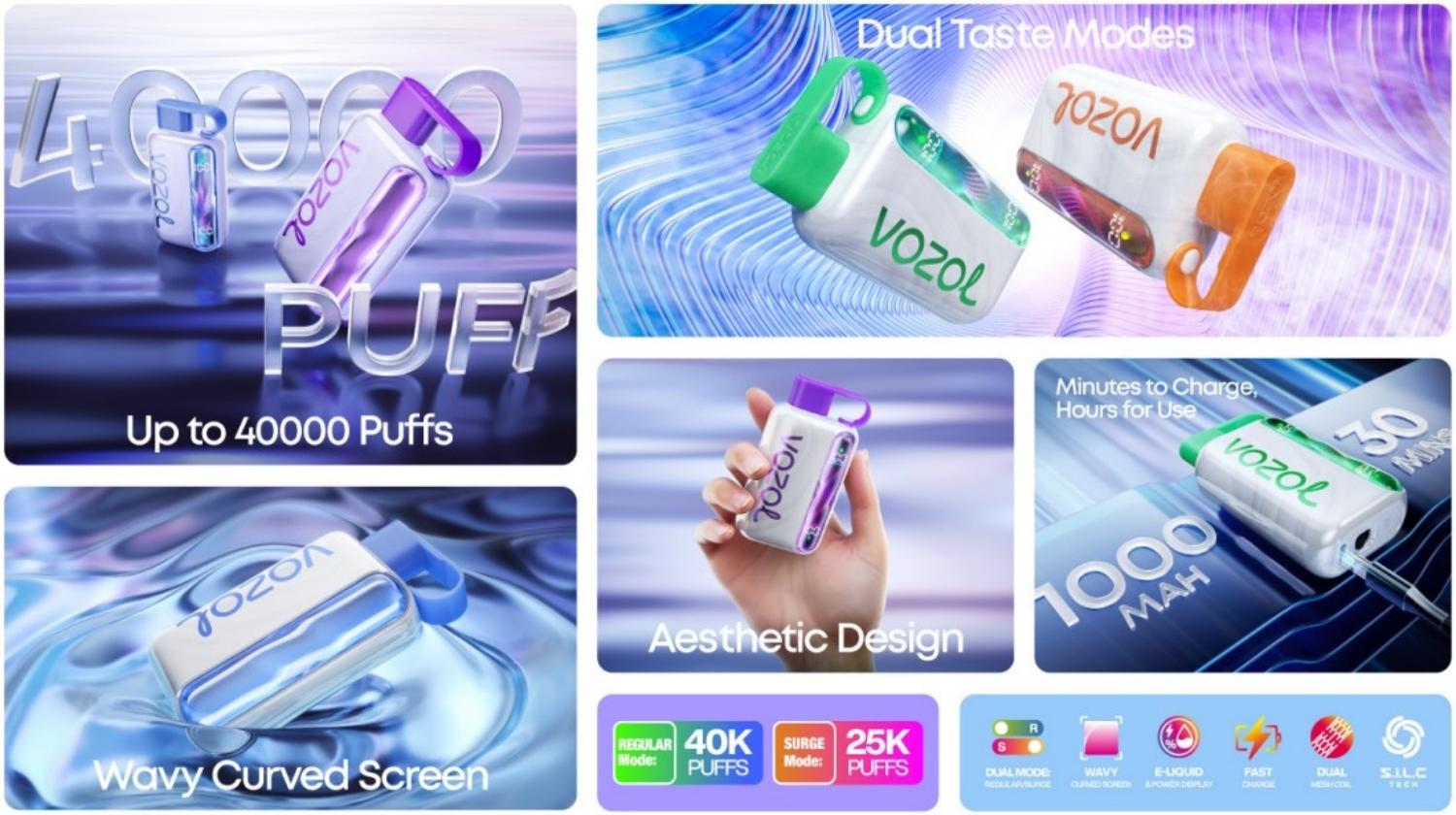 vozol star 40000 key features