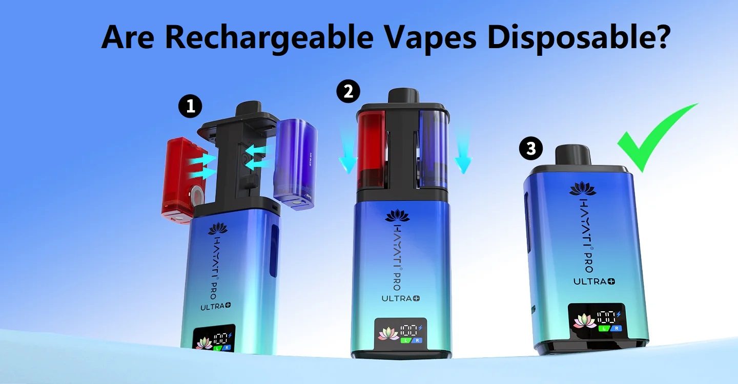 are rechargeable vapes disposable