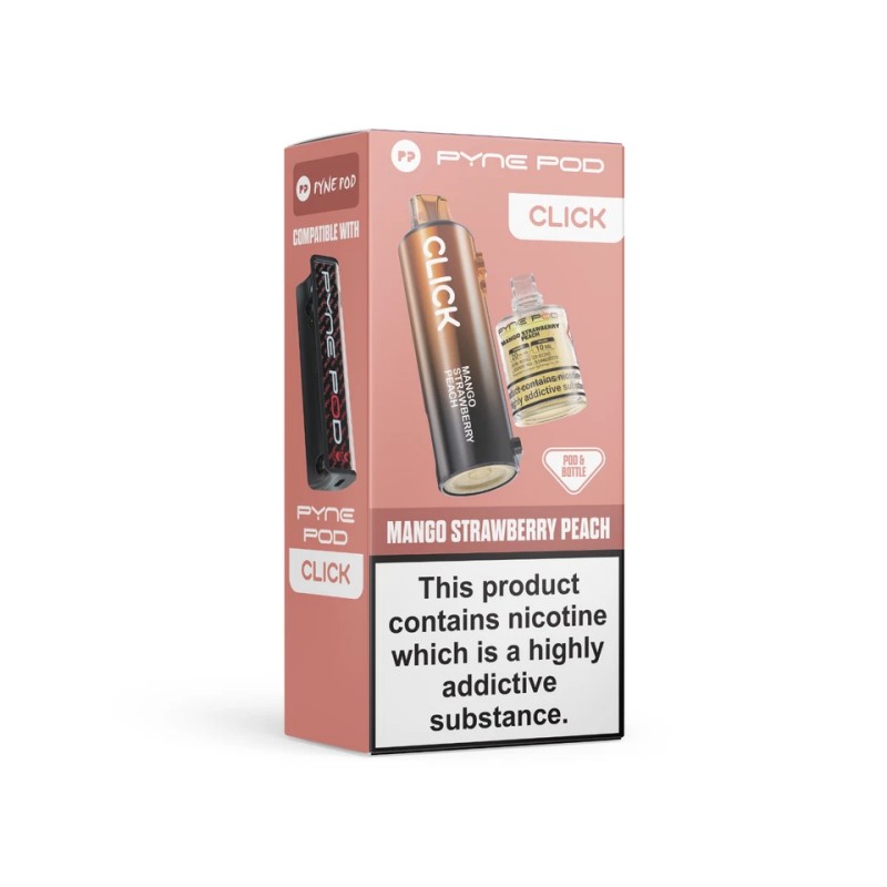 pyne pod click 50k refill pod mango strawberry peach pyne pod click 50k refill pod mango strawberry peach