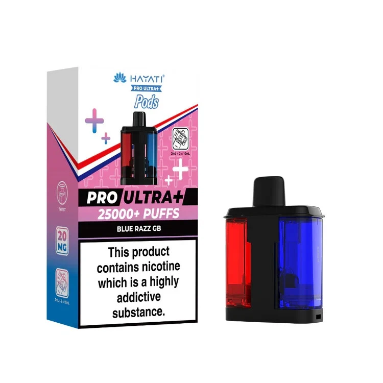 Hayati Pro Ultra Plus 25K Blue Razz GB Hayati Pro Ultra Plus 25K Blue Razz GB