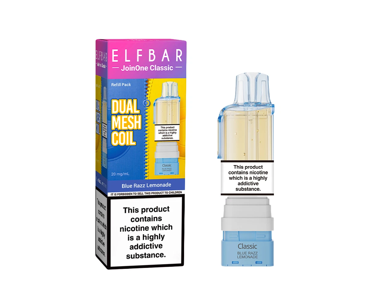 Elf Bar JoinOne Classic Refill Pod Blue Razz Lemonade Elf Bar JoinOne Classic Refill Pod Blue Razz Lemonade