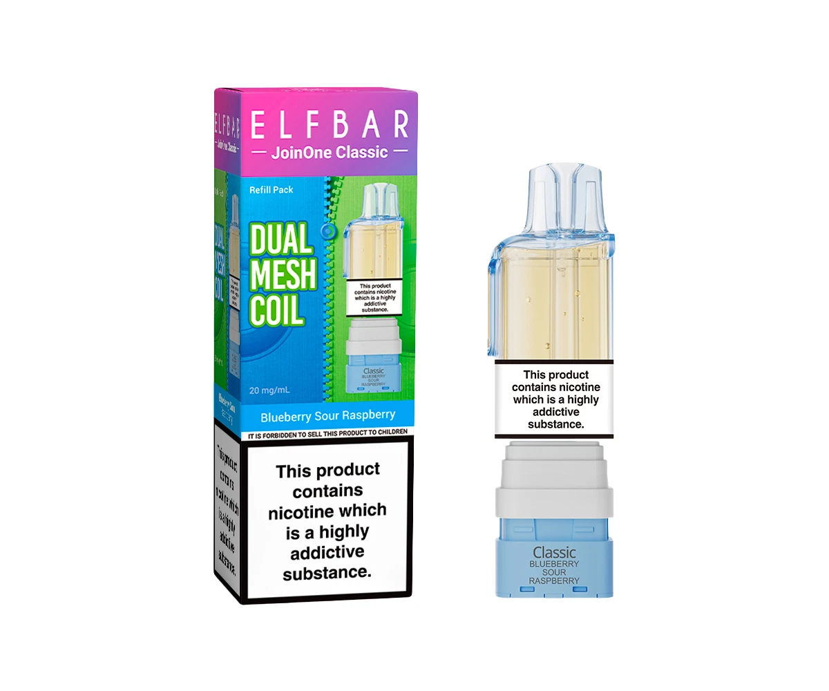 Elf Bar JoinOne Classic Refill Pod Blue Sour Raspberry Elf Bar JoinOne Classic Refill Pod Blue Sour Raspberry