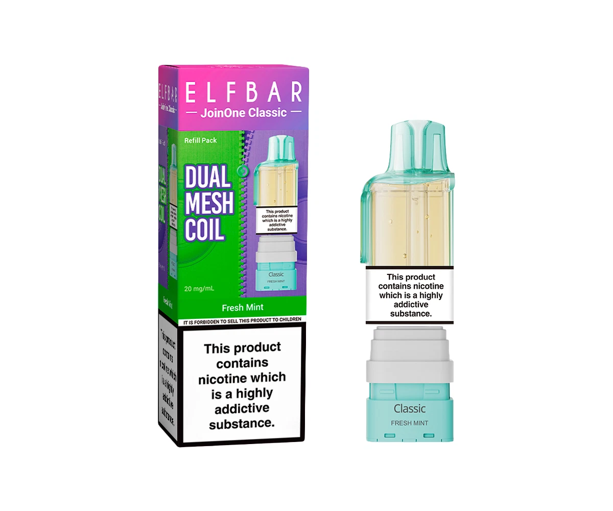 Elf Bar JoinOne Classic Refill Pod Fresh Mint Elf Bar JoinOne Classic Refill Pod Fresh Mint