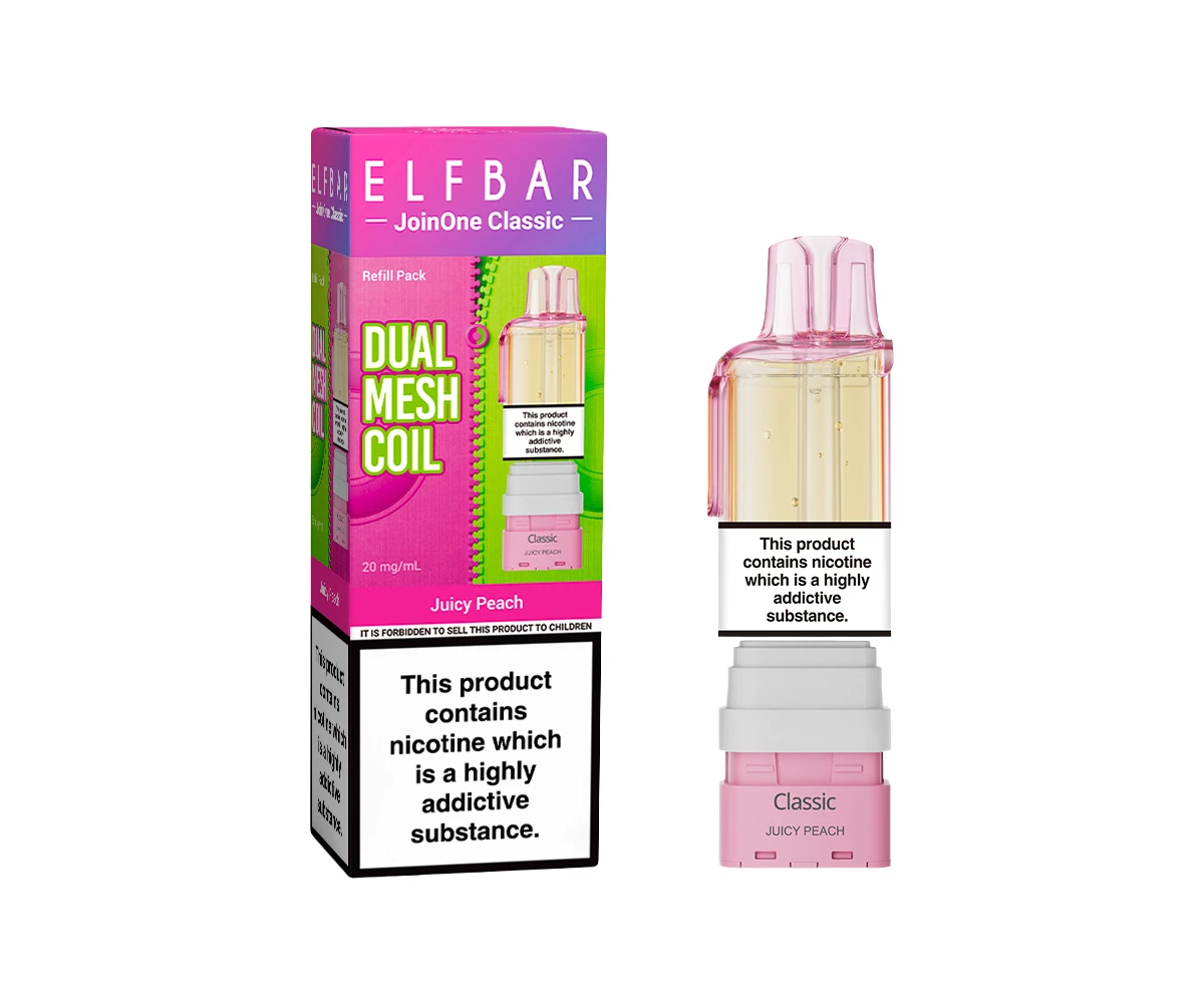 Elf Bar JoinOne Classic Refill Pod Juicy Peach Elf Bar JoinOne Classic Refill Pod Juicy Peach