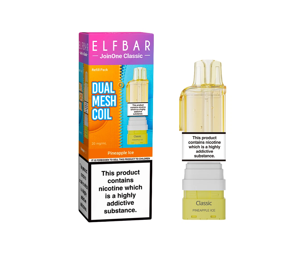 Elf Bar JoinOne Classic Refill Pod Pineapple Ice Elf Bar JoinOne Classic Refill Pod Pineapple Ice