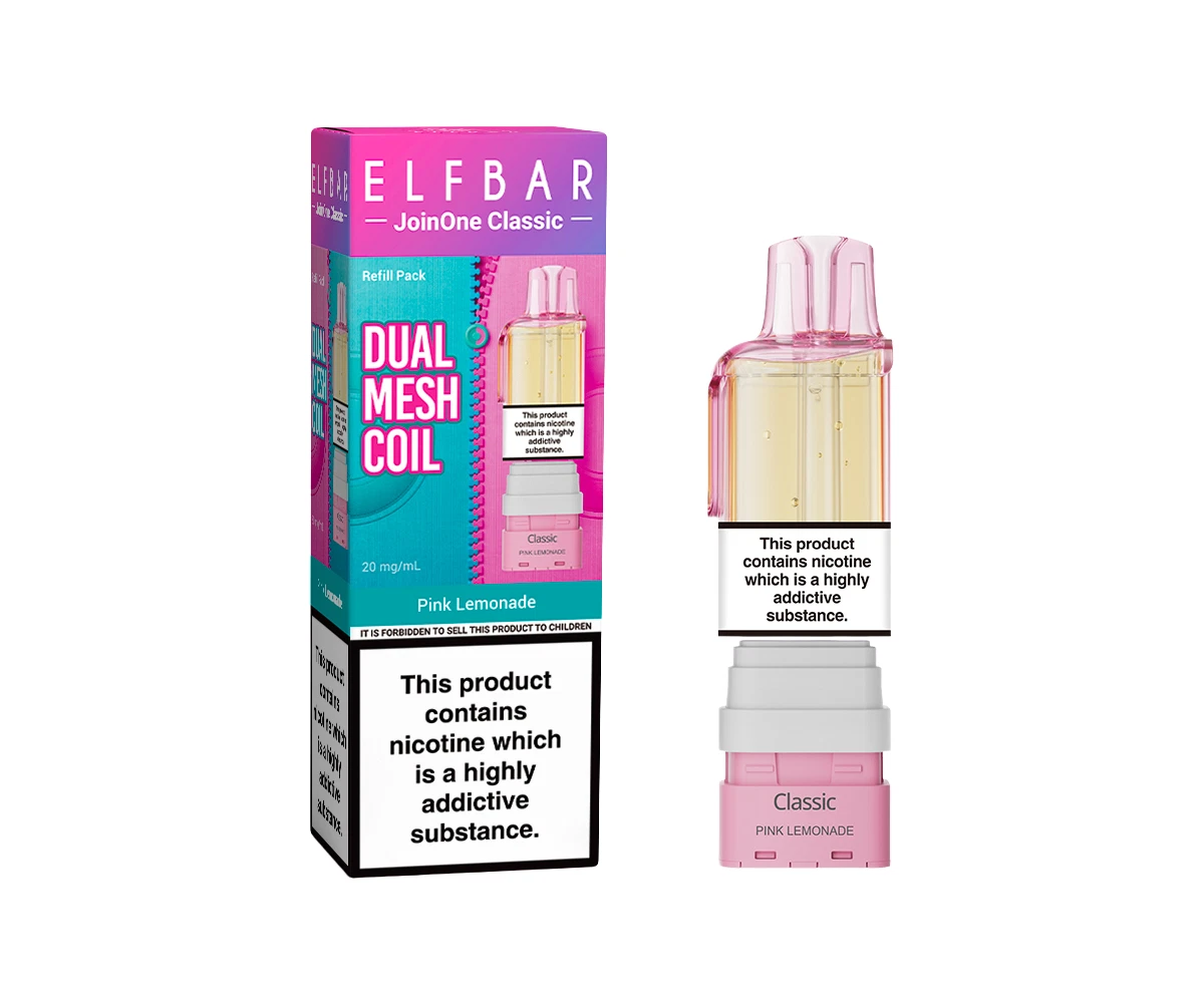 Elf Bar JoinOne Classic Refill Pod Pink Lemonade Elf Bar JoinOne Classic Refill Pod Pink Lemonade