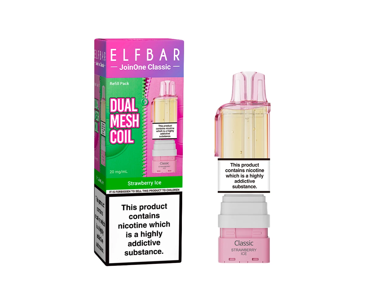 Elf Bar JoinOne Classic Refill Pod Strawberry Ice Elf Bar JoinOne Classic Refill Pod Strawberry Ice