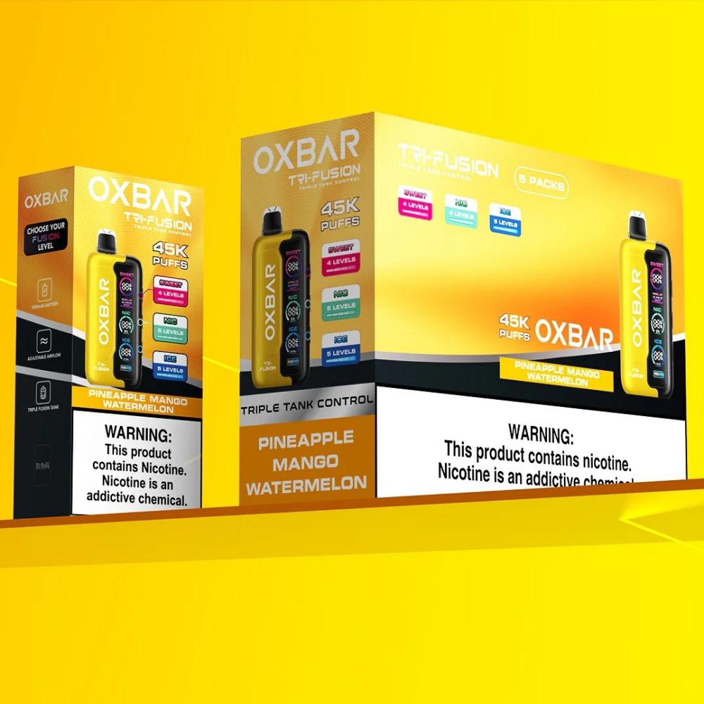 oxbar tri-fusion 45k box of 5