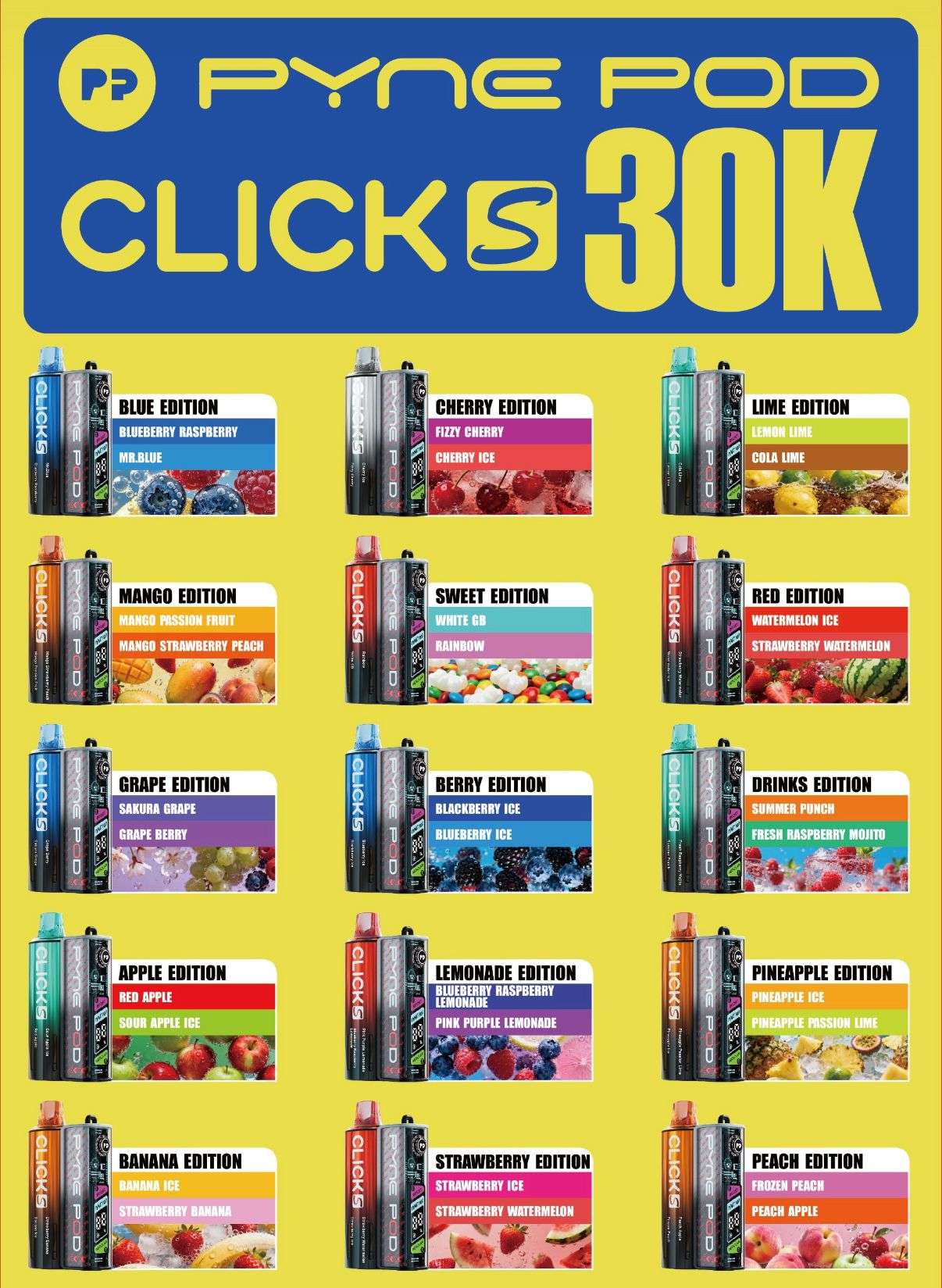 pyne pod click s 30k vape kit