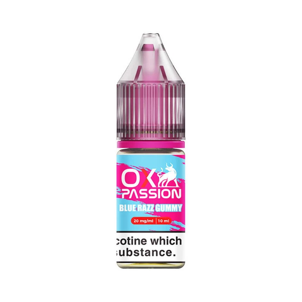 OX-Passion-Nic-Salt-E-liquid-Blue-Razz-Gummy OX-Passion-Nic-Salt-E-liquid-Blue-Razz-Gummy