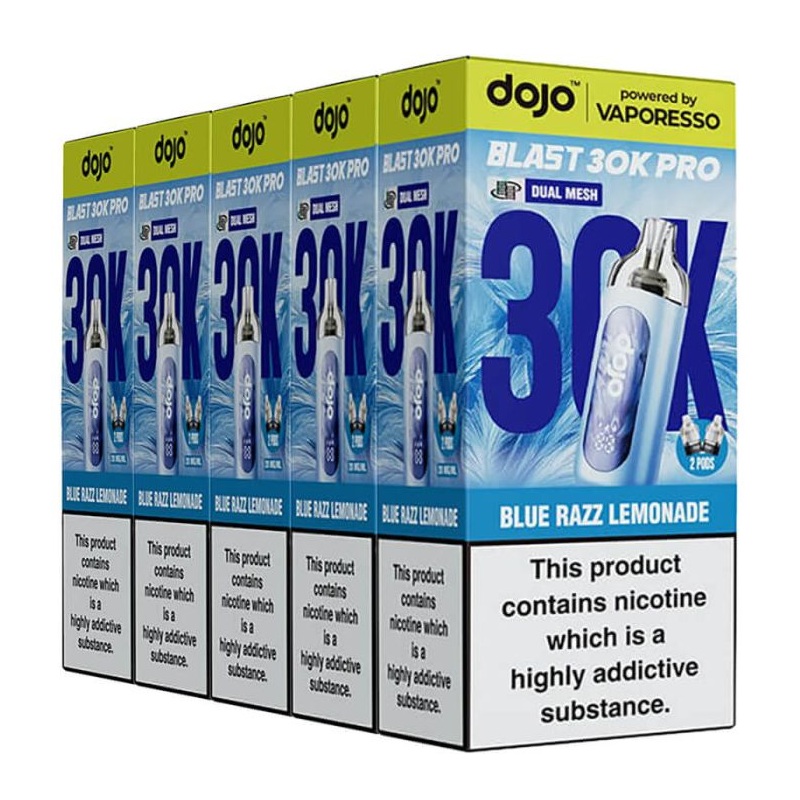 dojo blast 30k pro vape kit box of 5