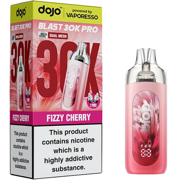 fizzy-cherry-dojo-blast-30k-pro-pod-vape-kit fizzy-cherry-dojo-blast-30k-pro-pod-vape-kit